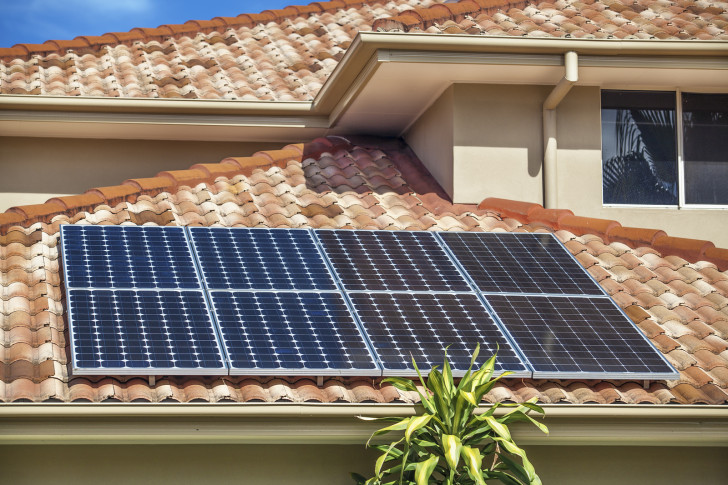 Solar Energy Panels On Home